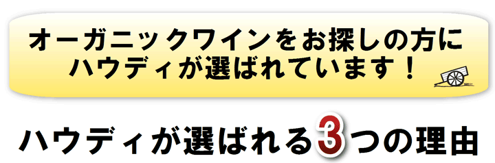 ハウディが選ばれる3つの理由