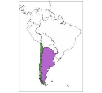 southAmerica　チリ　アルゼンチン