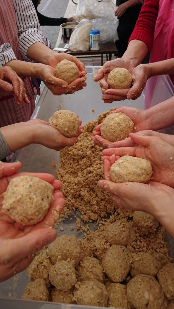 自然栽培　味噌仕込み　ワークショップ