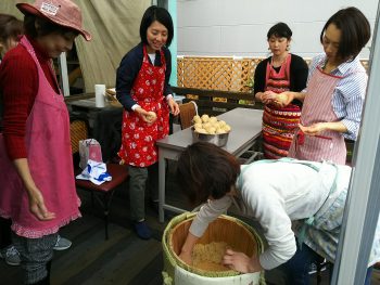 自然栽培　味噌仕込み　ワークショップ